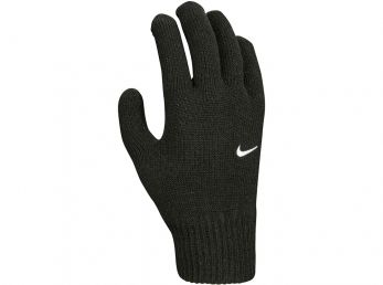 Nike Young Adults Swoosh Knit Gloves Black