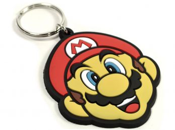 Nintendo Super Mario Rubber Keyring
