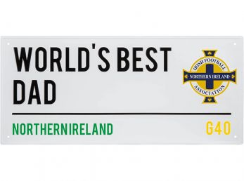 Northern Ireland FA Best Dad Light Street Sign