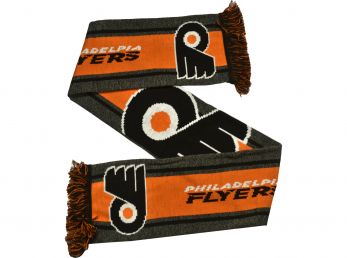 Philadelphia Flyers Big Logo NHL Scarf Orange / Grey / Black
