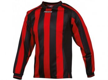 Prostar Avalino Long Sleeve Football Jersey Red Black