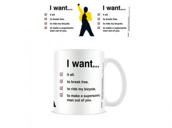 Queen I Want Check List Boxed Mug