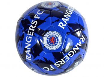 Rangers Graffiti Football Size 5 Football Blue Navy