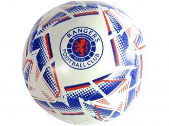 Rangers Nova Football Size 5 White Red Blue