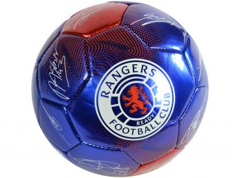 Rangers Signature Football Size 1 Blue Red
