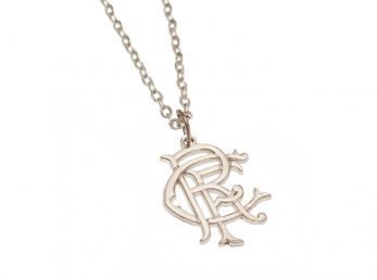 Rangers Silver Plated Pendant and Chain