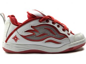 Rurik White Red Skate Shoes