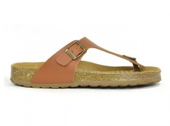 Siete Lunas Geneve Brown Women's Designer Thong Sandals