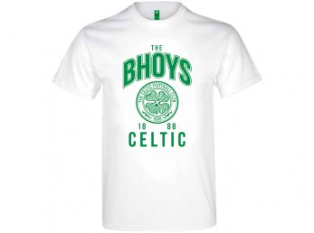 Celtic The Bhoys T Shirt White Adults