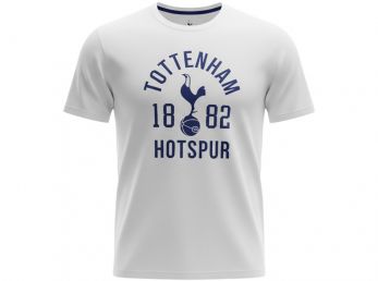Tottenham Hotspur Established 1882 T-Shirt Adults White