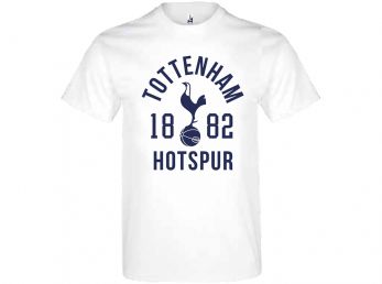Tottenham Hotspur Established 1882 T-Shirt Adults White