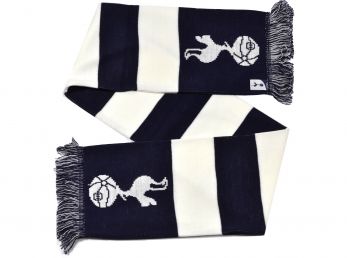 Spurs Bar Scarf Scarf White Navy 030