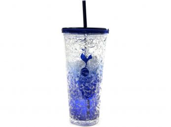 Spurs Freezer Cup With Straw 600ml