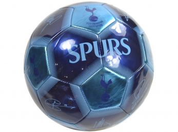 Spurs Signature Ball Metallic Blue Sky Size 5