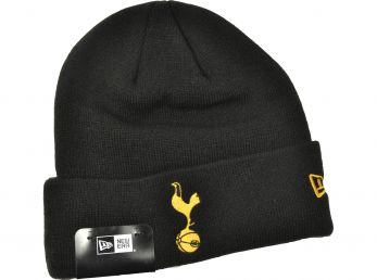 Tottenham Hotspur FC Black Cuff Knit Beanie Hat