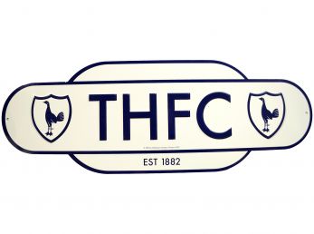 Spurs Retro Years Metal Street Sign