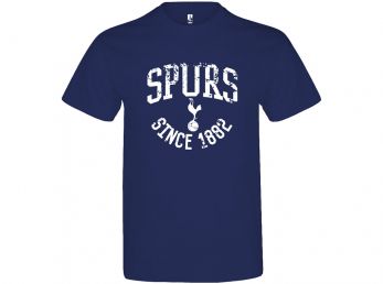 Tottenham Hotspur - Since 1882 T-Shirt Navy Adults