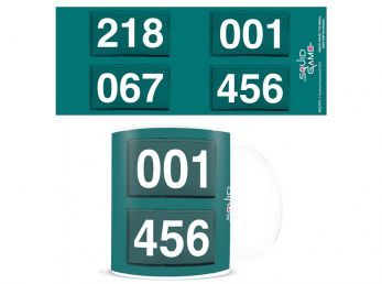 Squid Game Numbers Everyday Boxed 11 Oz Mug