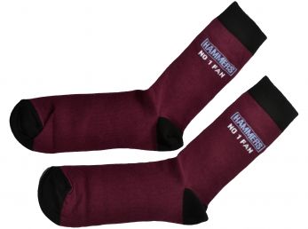 Team Direct Generic You Irons Hammers No1 Fan Black 8 to 11 UK