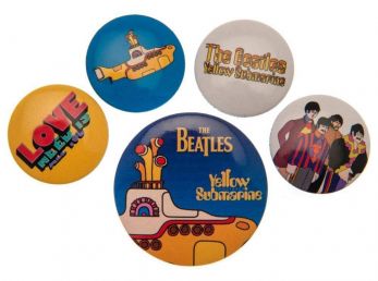 The Beatles Yellow Submarine Badge Set