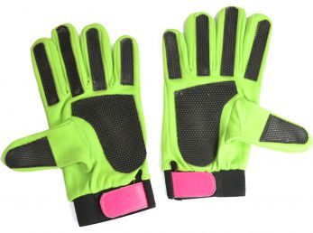 BB Sports Nylon Goal Keeper Gloves Mens Fluo Green