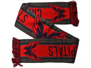 Washington Capitals Big Logo NHL Scarf Red / Grey / Navy
