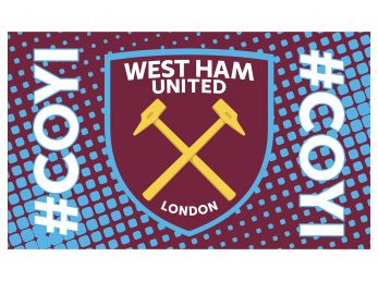 West Ham COYI Flag 5 x 3