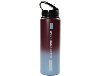 West Ham United Fade Aluminium Water Bottle 750ml