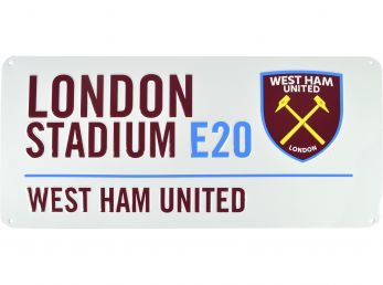 West Ham Metal Street Sign