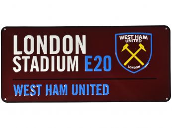 West Ham Metal Street Sign