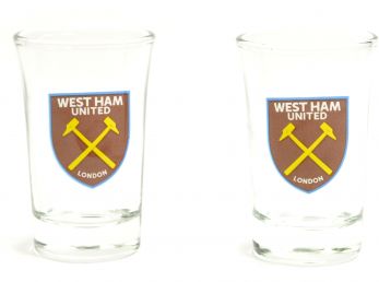 West Ham Two Pack Shot Glasses