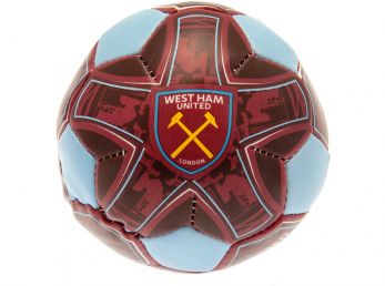 West Ham United 4 Inch Mini Soft Ball WH08310