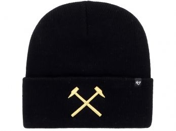 West Ham United FC 47 Brand Haymaker Cuff Beanie Black