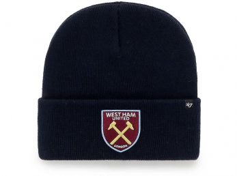 West Ham United FC 47 Brand Prize Fight Cuff Beanie Navy