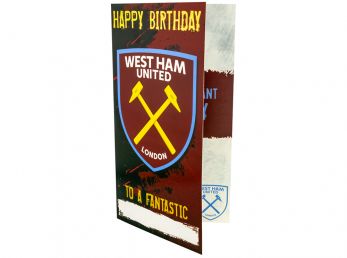 West Ham United To A Fantastic Personalised Birthday Card