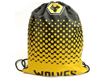 Wolves Fade Draw String Gym Bag