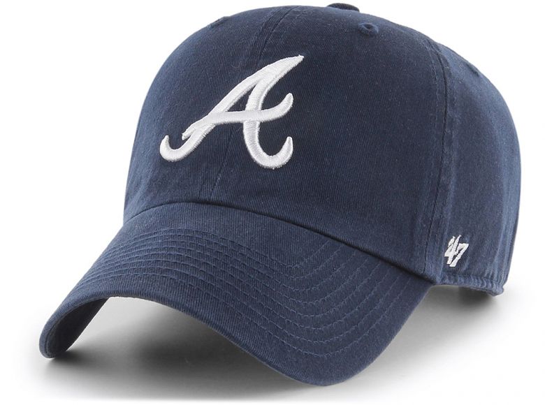 47 Brand Altanta Braves Clean Up MLB Cap Navy