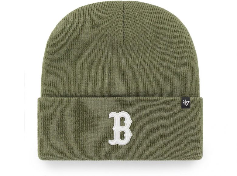 47 Brand Boston Red Sox Haymaker MLB Cuff Knitted Hat Khaki