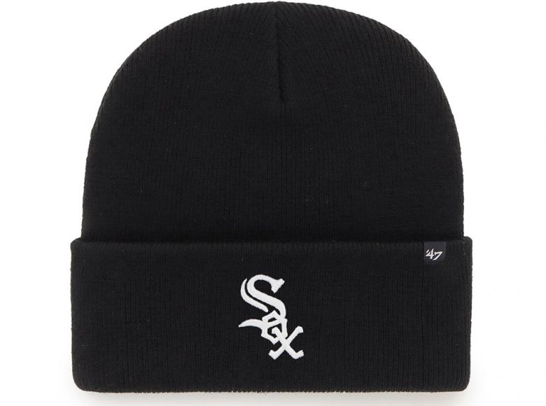 47 Brand Chicago White Sox Haymaker MLB Cuff Knitted Hat Black