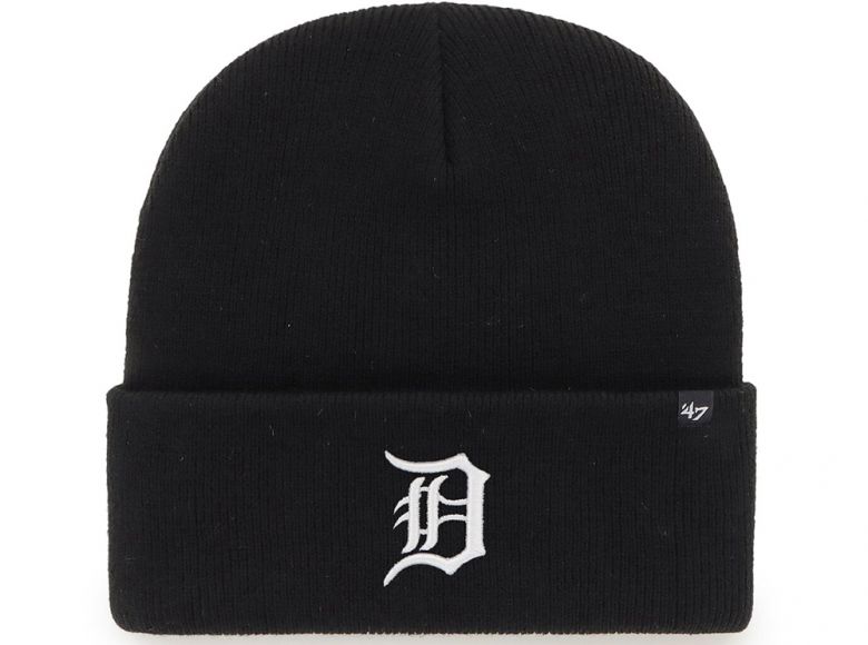 47 Brand Detroit Tigers Haymaker MLB Cuff Knitted Hat Black