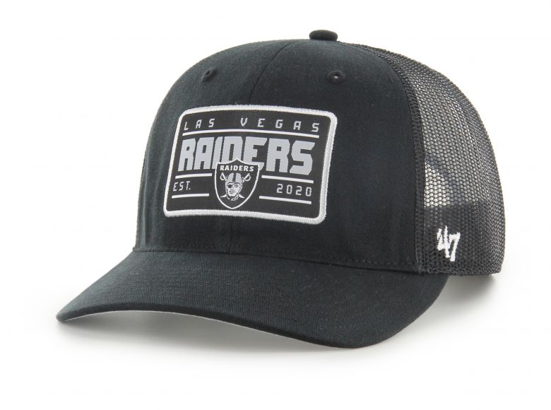 47 Brand Las Vegas Raiders Hardline Trucker Snapback Cap Black