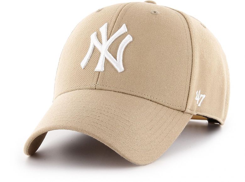 47 Brand MLB NY Yankees MVP Snapback Cap Khaki
