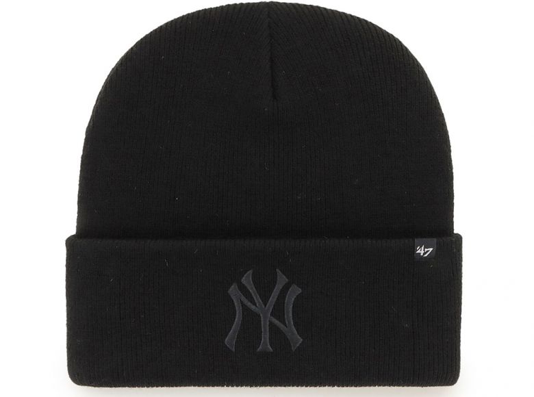 47 Brand NY Yankees Haymaker MLB Cuff Knitted Hat Black Black