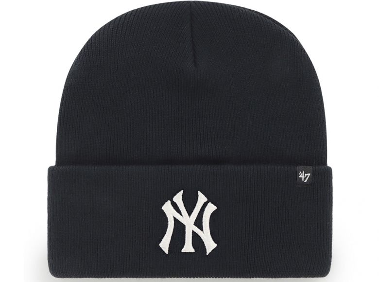 47 Brand NY Yankees Haymaker MLB Cuff Knitted Hat Navy White