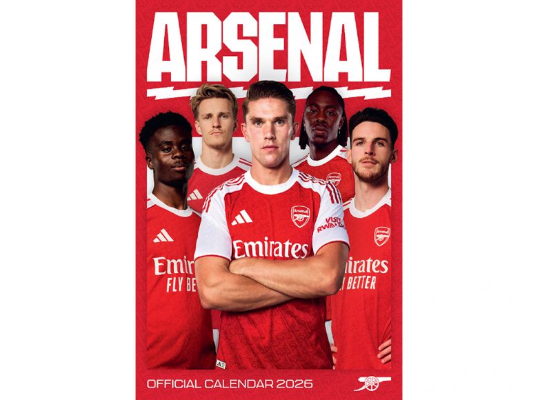 Arsenal 2026 A3 Wall Calendar