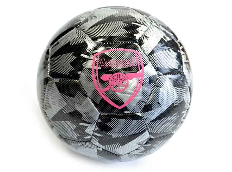 Arsenal Camo Ball Dark Shadow Puma Black Silver Bright Plasma Size 5 Ball
