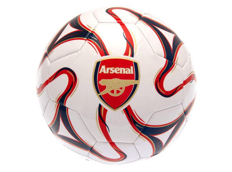 Arsenal Cosmos Size 5 Ball White Red Blue