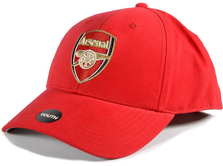Arsenal Crest Red Baseball Cap Youths