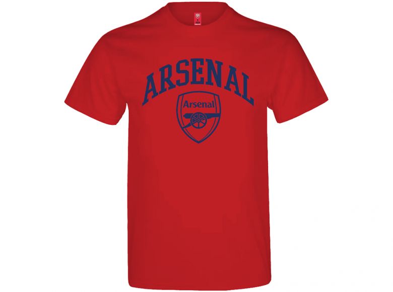 Arsenal Crest T Shirt Youths Red