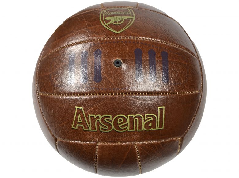 Arsenal Retro Faux Leather Ball Size 5 Grade B